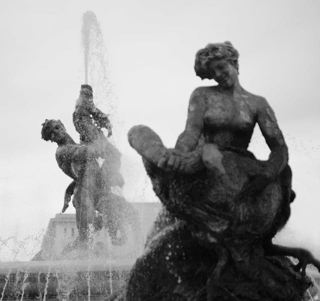 Aquatic obsession: Karl Lagerfeld's photograph of the Piazza Esedra fountain
