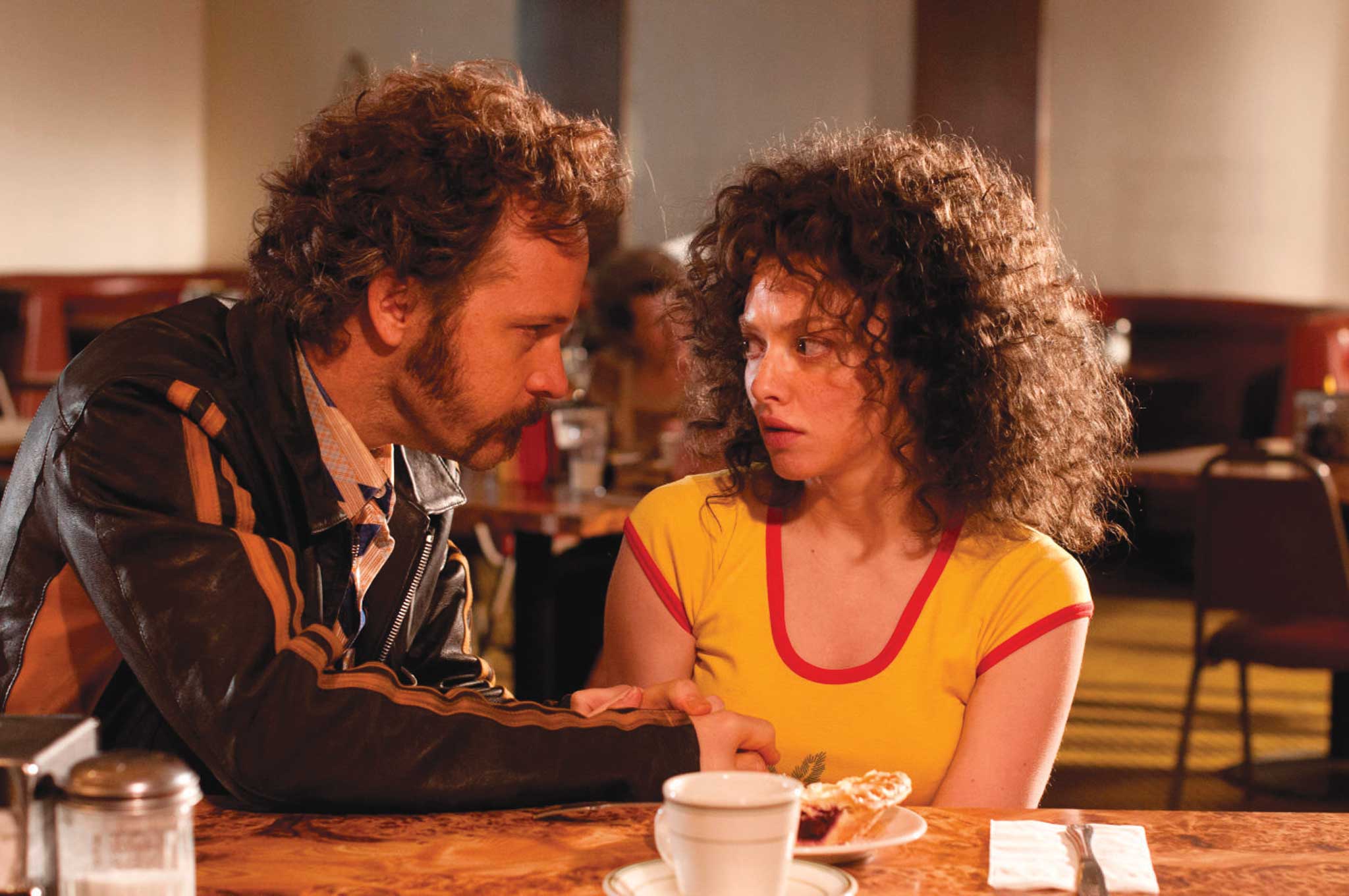 Abusive relationship: Amanda Seyfried and Peter Sarsgaard star in 'Lovelace'