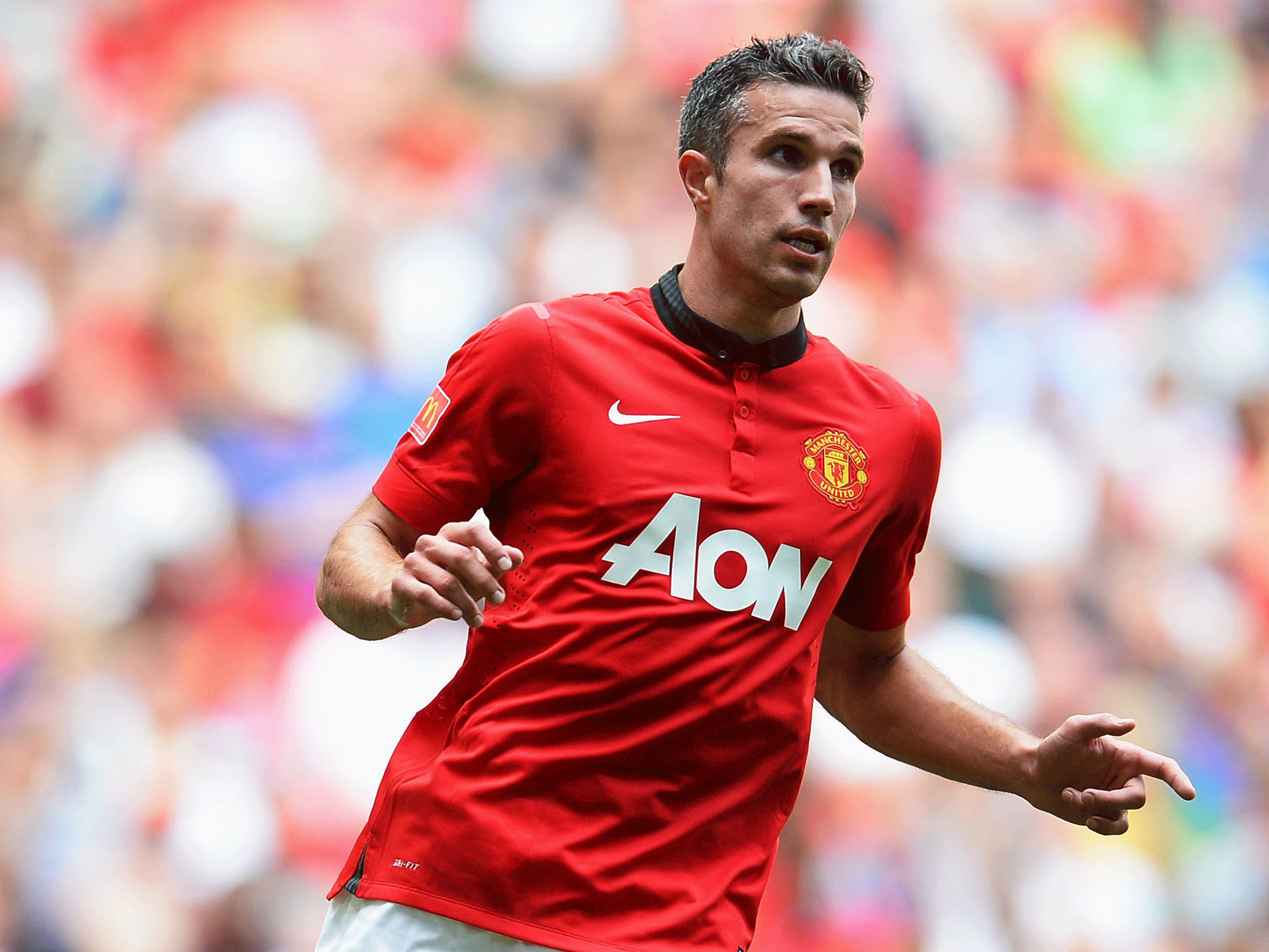 Manchester United's Robin van Persie