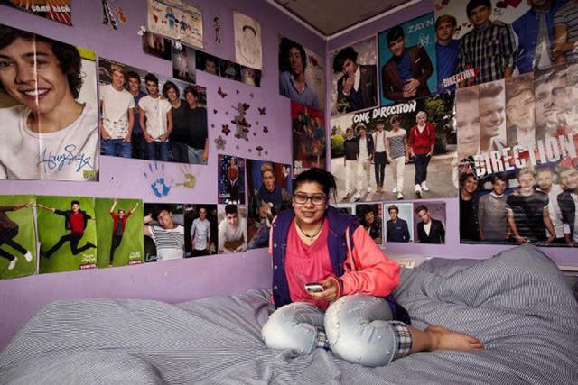 Blanket coverage: One Direction fan Natasha
