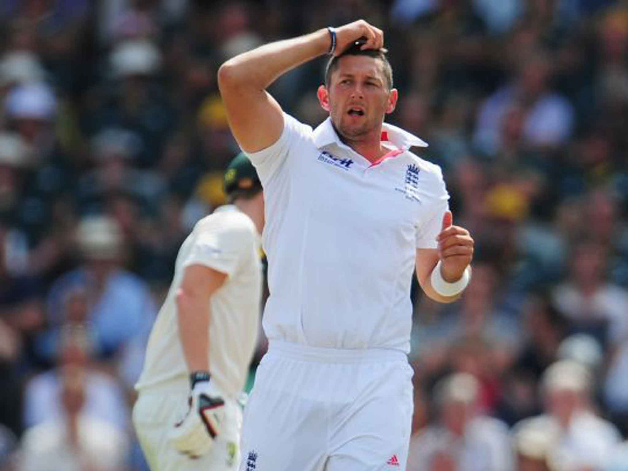 Tim Bresnan crucially dislodged David Warner in the fourth Test