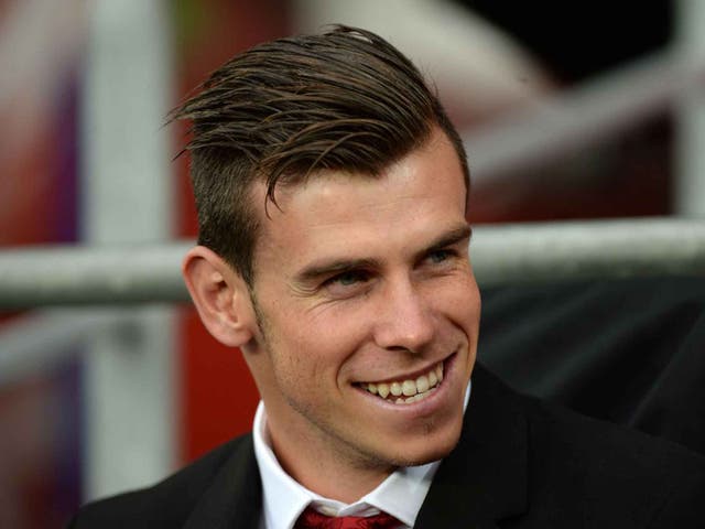Gareth Bale was in the stands for the International Friendly match against Ireland on Wednesday 