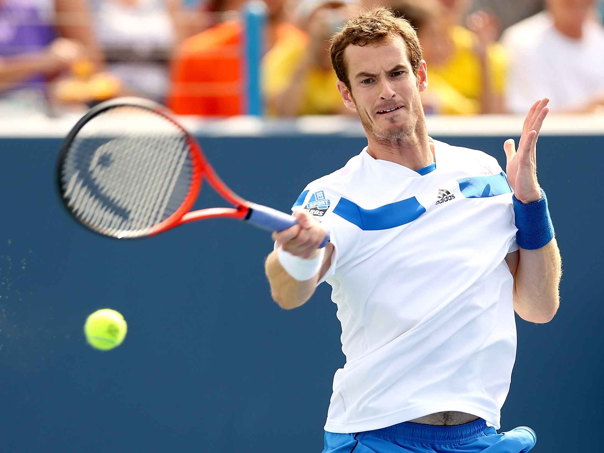 Murray defeated the 31-year-old Frenchman 6-2 6-2