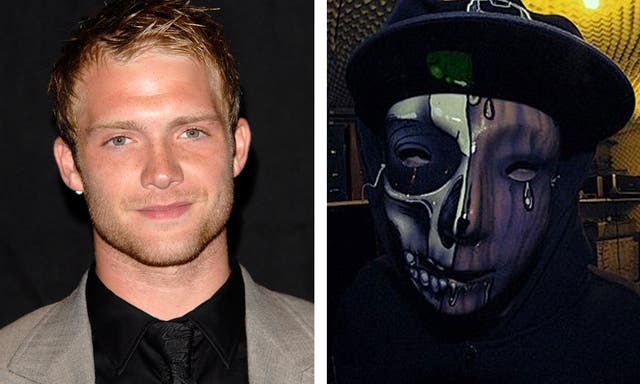 Corrie star Chris Fountain has been exposed as the face behind The Phantom, a rapper singing about rape and violence