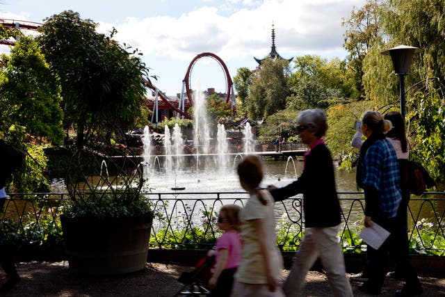Green day out: Copenhagen is hugely proud of the Tivoli gardens