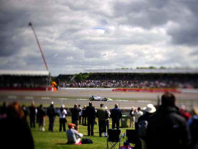 A view of the track at Silverstone