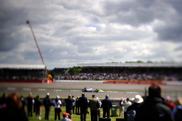A view of the track at Silverstone