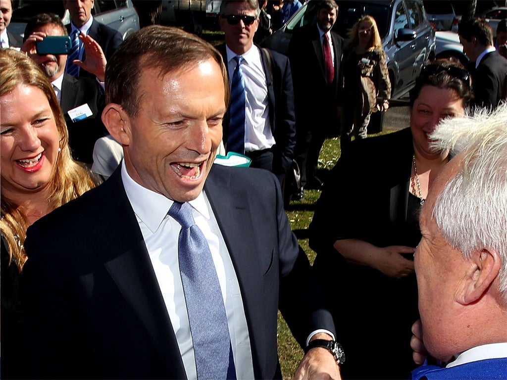 The leader of the Australian Liberal Party, Tony Abbott, wants tough immigration reform