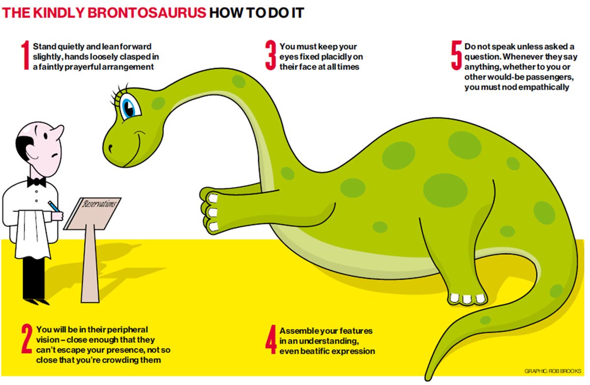 Do the kindly Brontosaurus: The prehistoric pose that can get you what you  want, The Independent