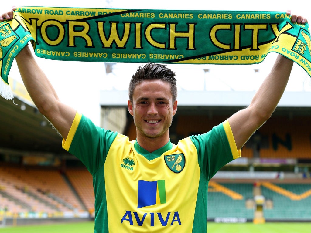 <p>Ricky van Wolfswinkel  (Sporting Lisbon to Norwich)</p>
<p>Fee: £8.5m. Age: 24. Nationality: Dutch. Position: Forward.</p>
<p>Arguably the best-named Premier League player since Jan Vennegor of Hesselink, he will hope to do better for Norwich than his 