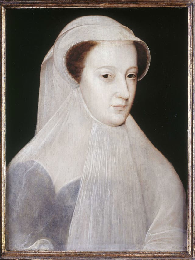 Mary Queen of Scots in white mourning