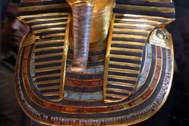 Tutankhamen’s tomb has been re-created and awaits installation
