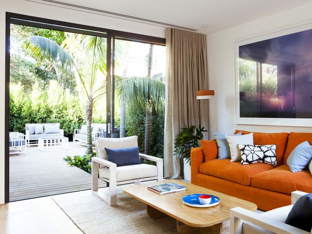 The living area