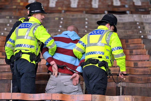 Football fans accuse police of using the orders to meet targets