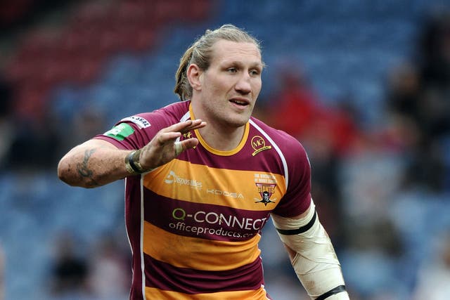 Eorl Crabtree crossed the line for Huddersfield in their 26-12 win over London Broncos