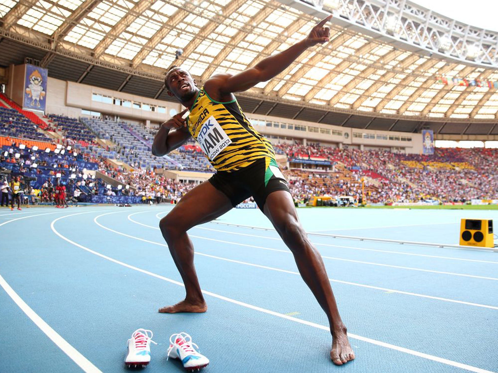 The Championships ended in fitting fashion with Usain Bolt celebrating another win