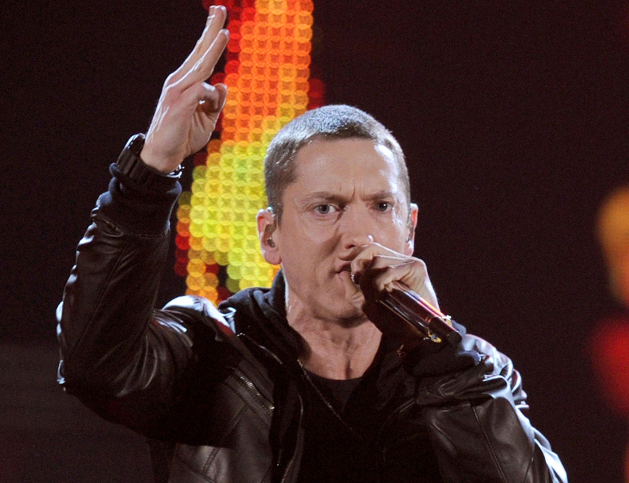 More than 50 Eminem fans were arrested at the rapper's concert in Ireland
