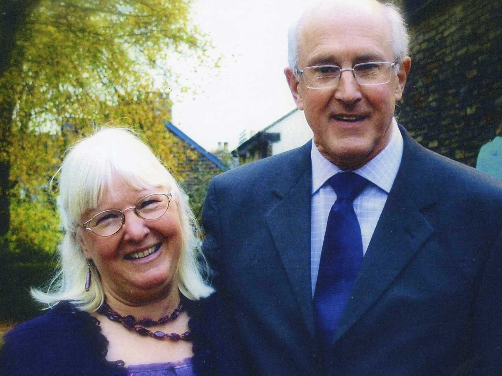Maureen Greaves with her husband Alan