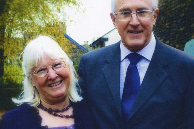 Maureen Greaves with her husband Alan
