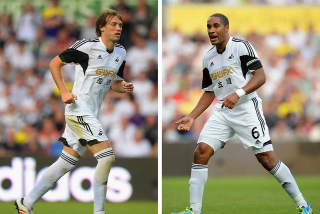Michu and Ashley Williams could be the subject of a £35m double offer from Arsenal
