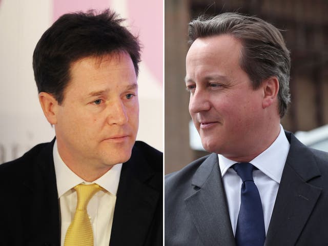 Nick Clegg is being told he would struggle to win support within his party for a new coalition with the Conservatives amid growing hostility to David Cameron