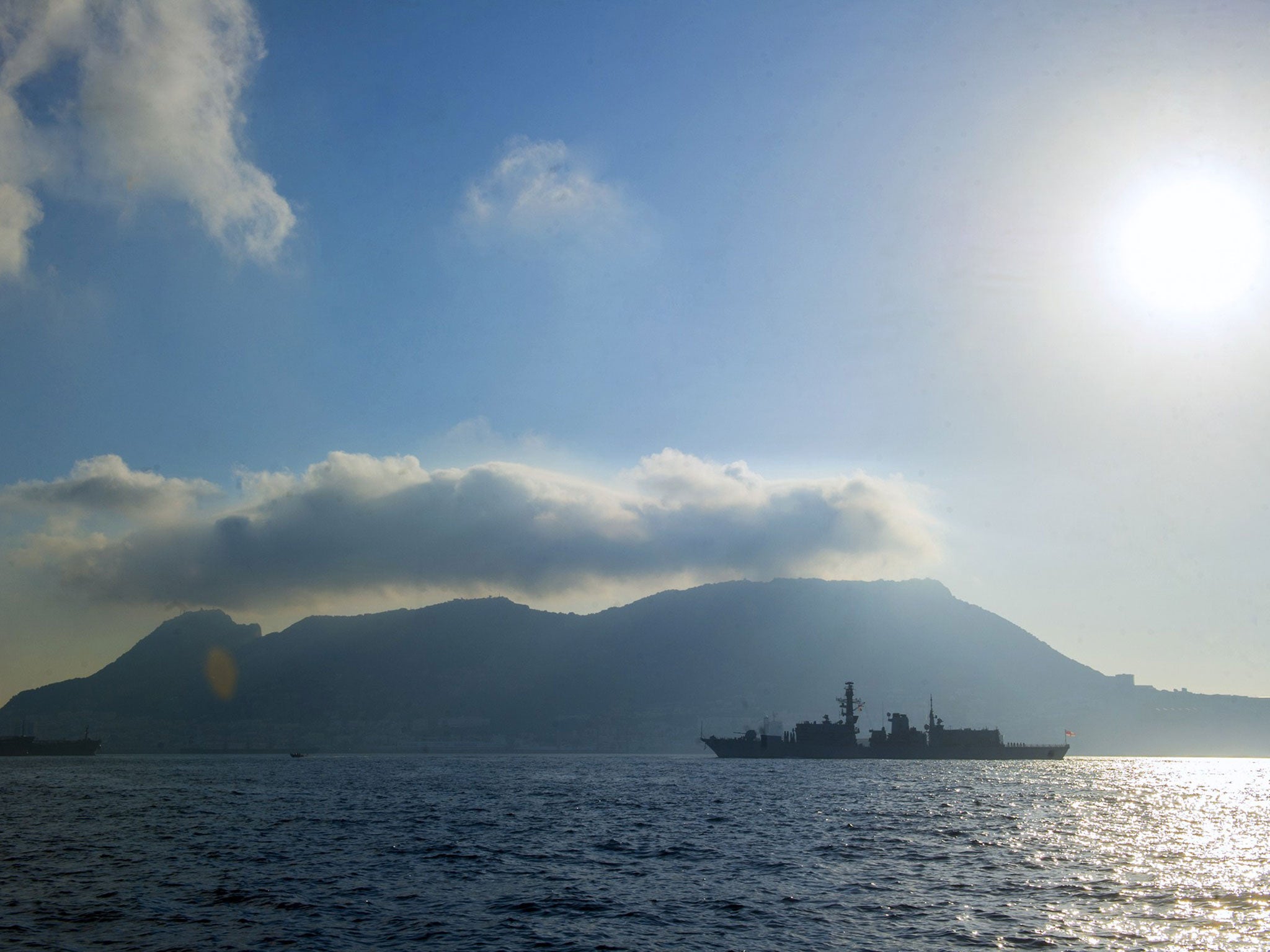 British frigate HMS Westminster arrives in Gibraltar ahead of a naval exercise coinciding with a furious diplomatic row with Spain over sovereignty and fishing rights