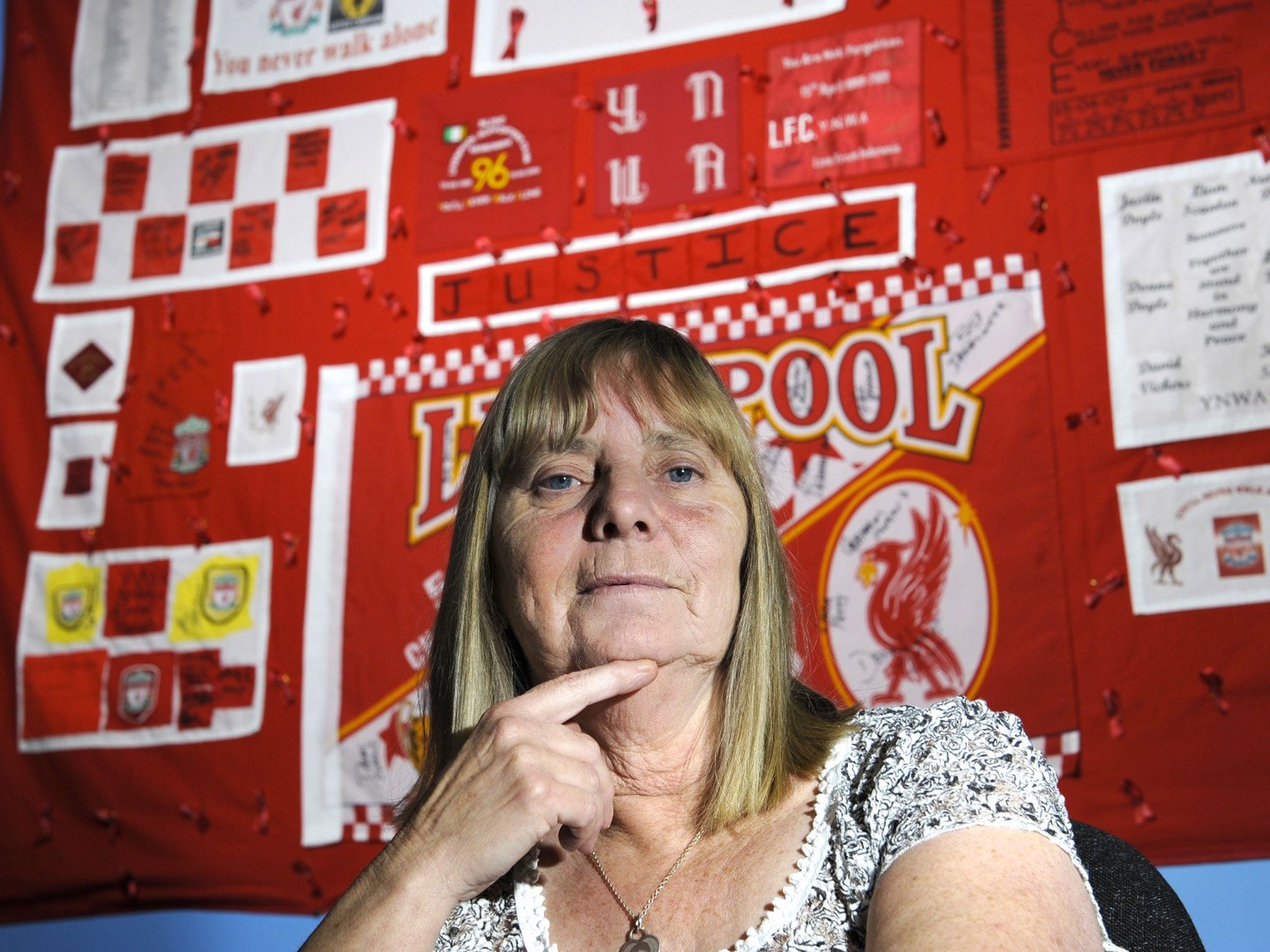 Margaret Aspinall, chair of the Hillsborough Family Support Group