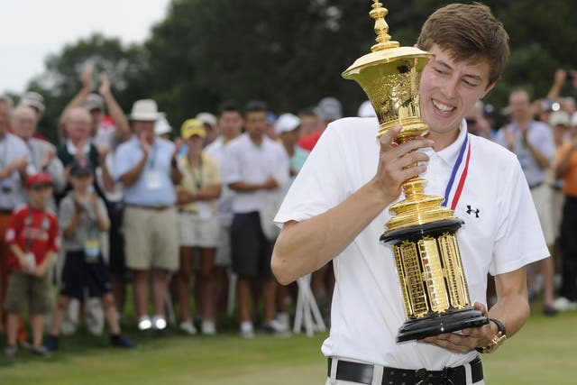 Matt Fitzpatrick: The 18-year-old's victory takes him to No 1 in the world's amateur rankings