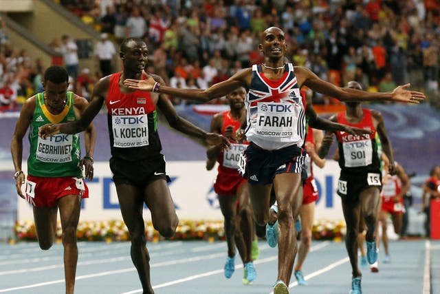 Mo Farah wins again – he is such an inspiration and really deserves his medals
