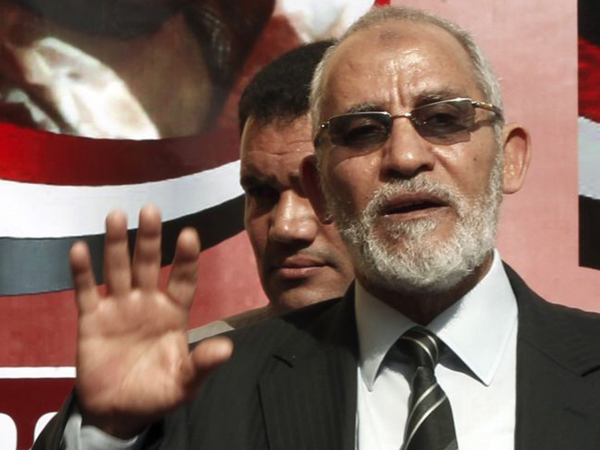 Security officials said Mohamed Badie was captured in a flat in the eastern Cairo district of Nasr City