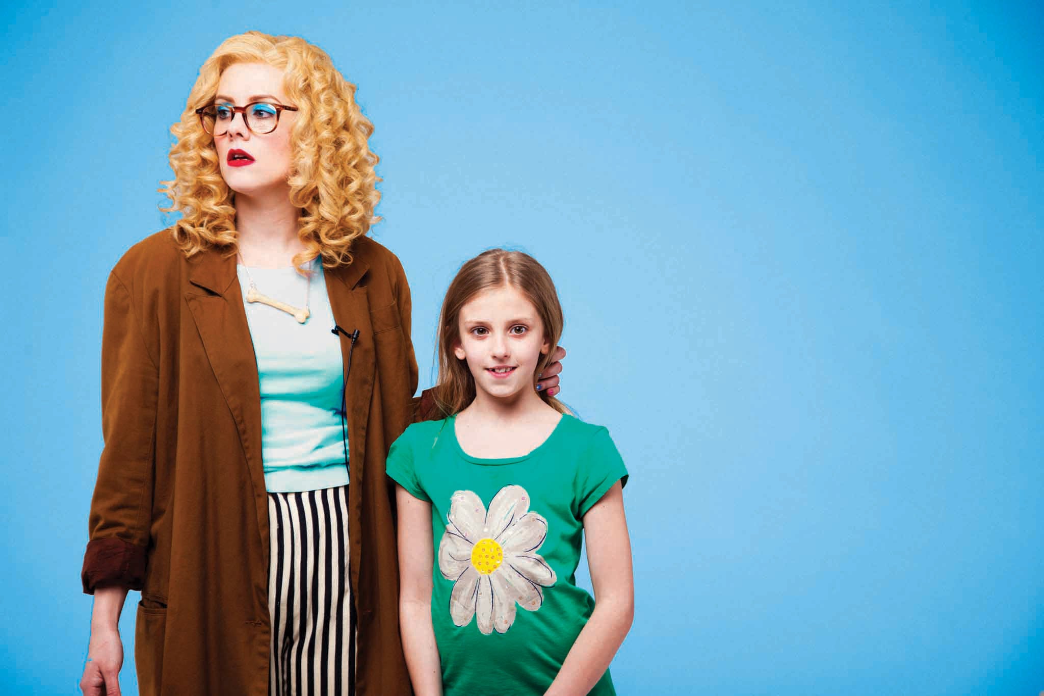 Bryony Kimmings and her niece Taylor in Credible Likeable Superstar Rolemodel