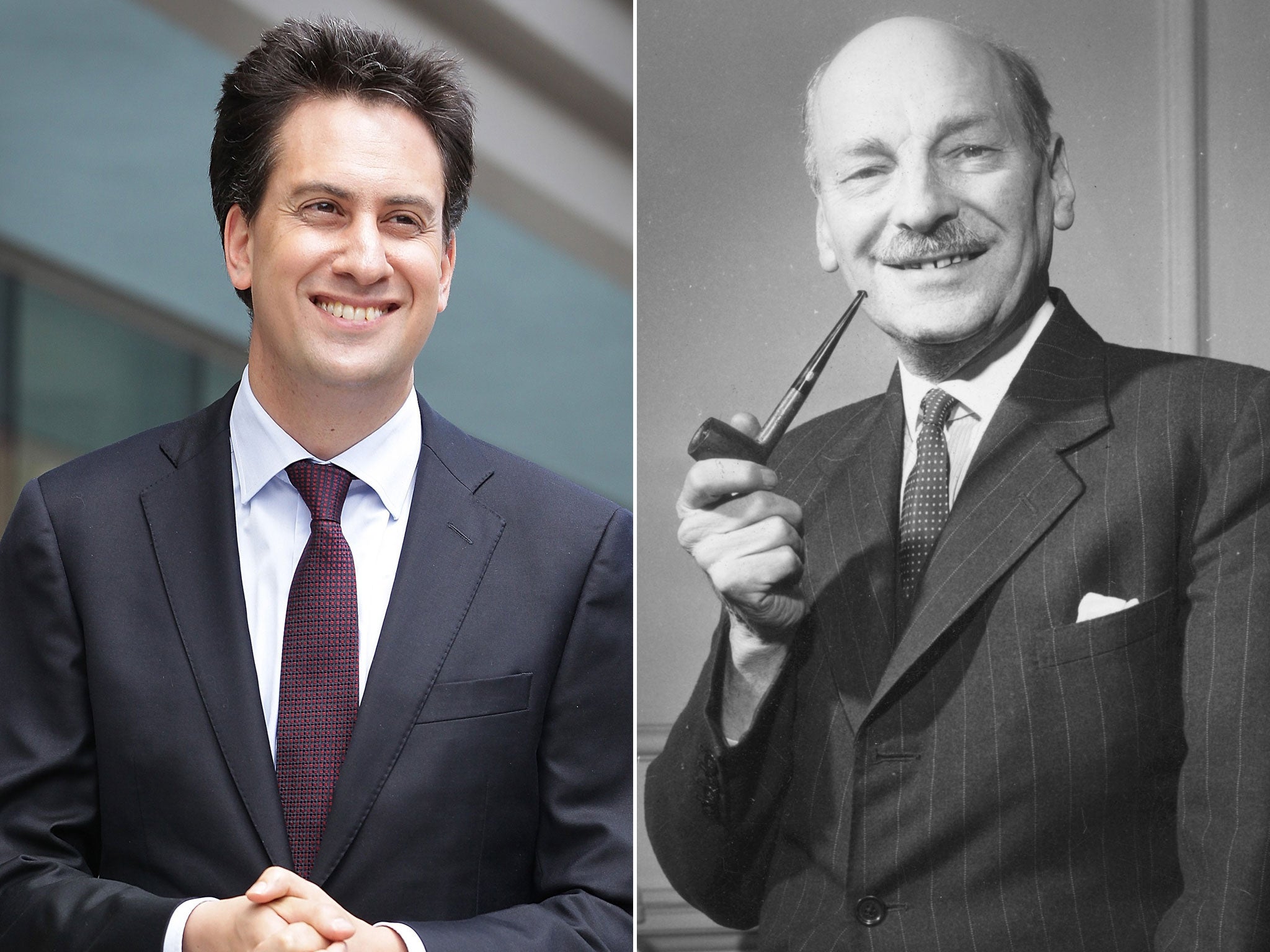 Miliband has been compared to Attlee by Blunkett: 'fantastic leader, not the most vibrant'