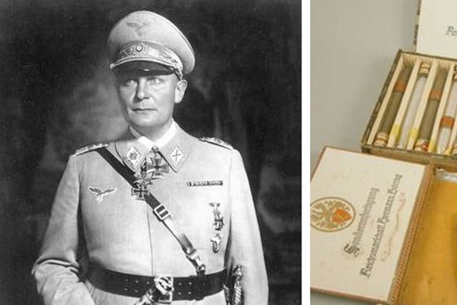 A collection of cigars tailor-made for Hermann Goering have gone on sale.