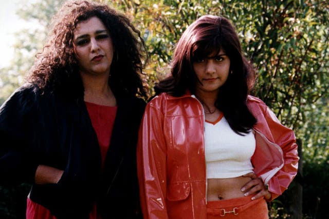 Dressed to thrill: Meera Syal and Nina Wadia in the BBC sketch show 'Goodness Gracious Me'