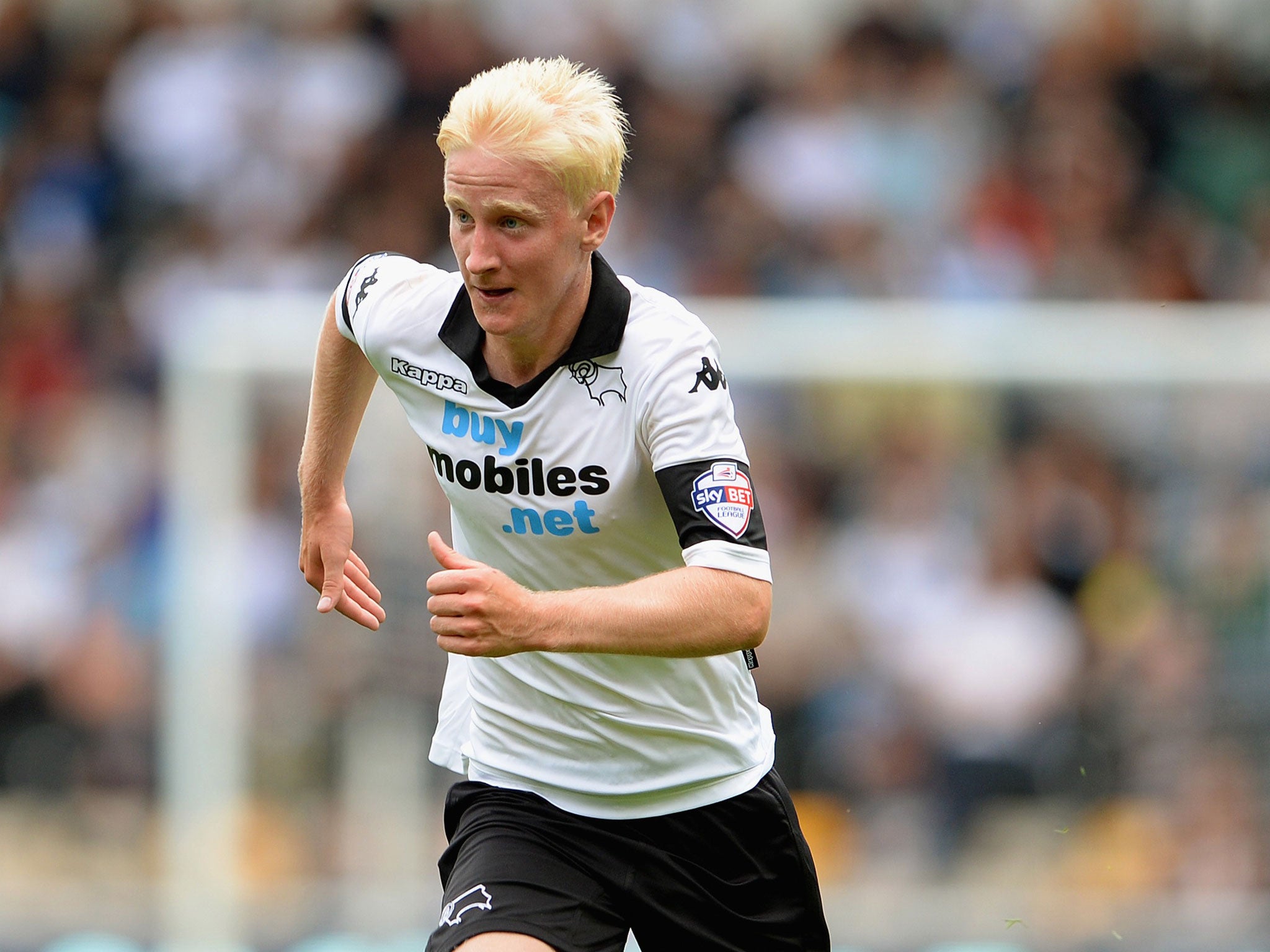 Midfielder Will Hughes is only 18 but has become a Derby regular
