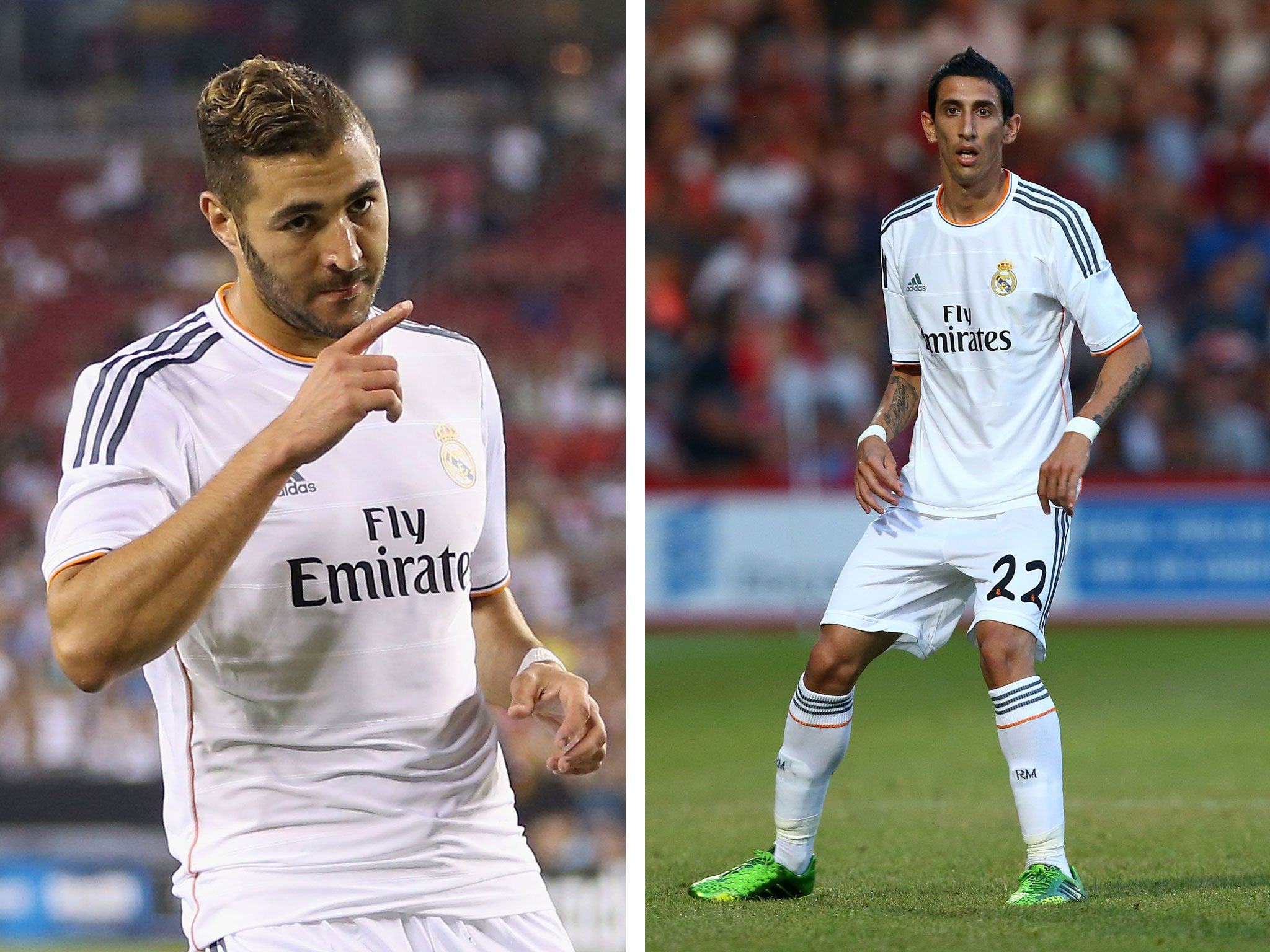 Karim Benzema and Angel Di Maria could both be on their way to Arsenal from Real Madrid