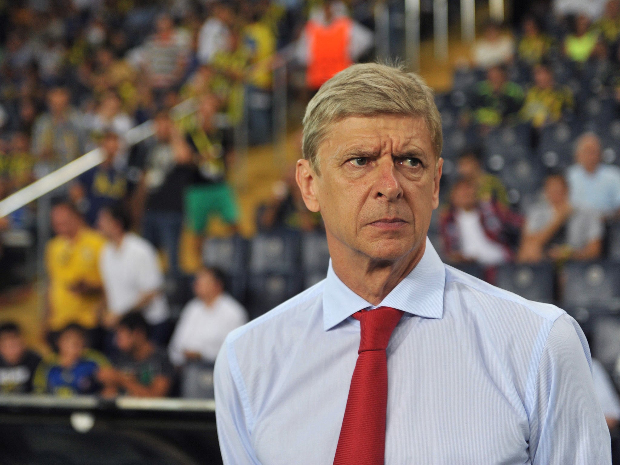 Arsene Wenger pictured during Arsenal's win in Turkey