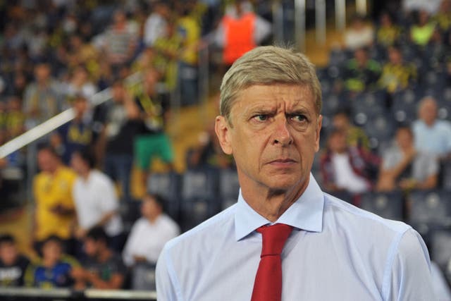 Arsene Wenger pictured during Arsenal's win in Turkey