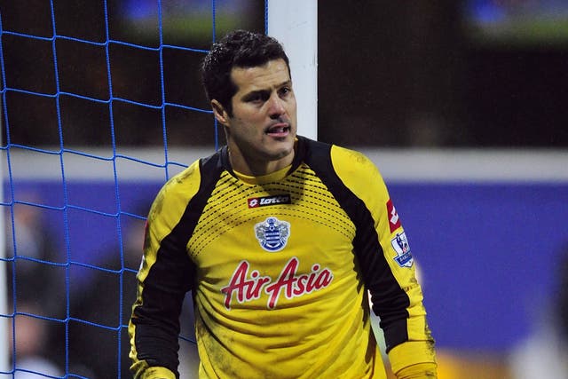 Queens Park Rangers' goalkeeper Julio Cesar had been linked with a move to Arsenal 