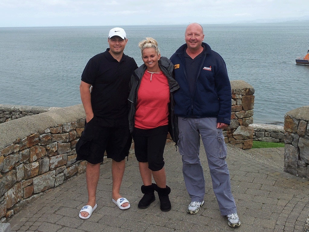 Jennifer Ellison has been rescued after 'terrifying' experience at sea