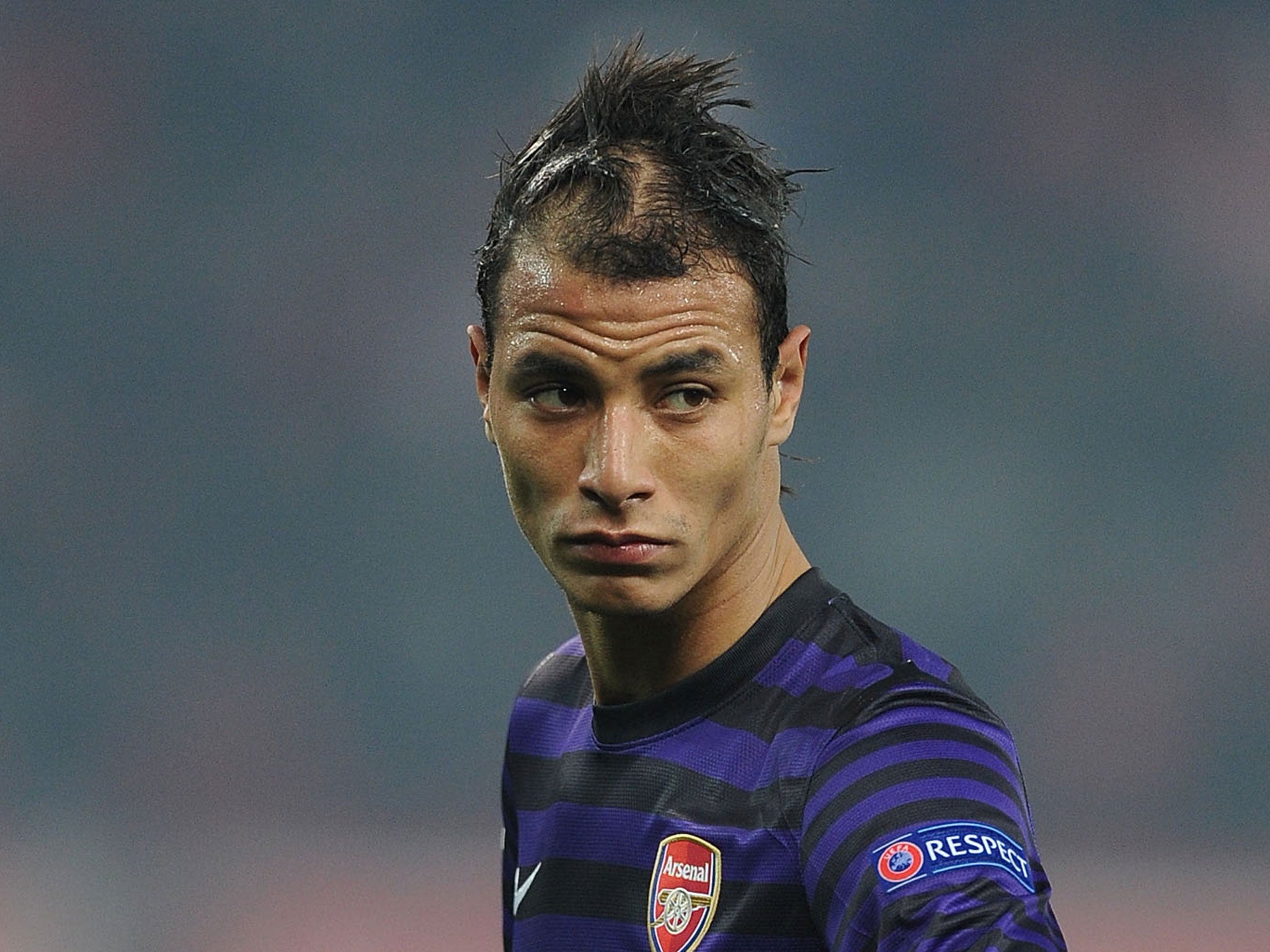 Marouane Chamakh scored 14 goals in 67 appearances for Arsenal