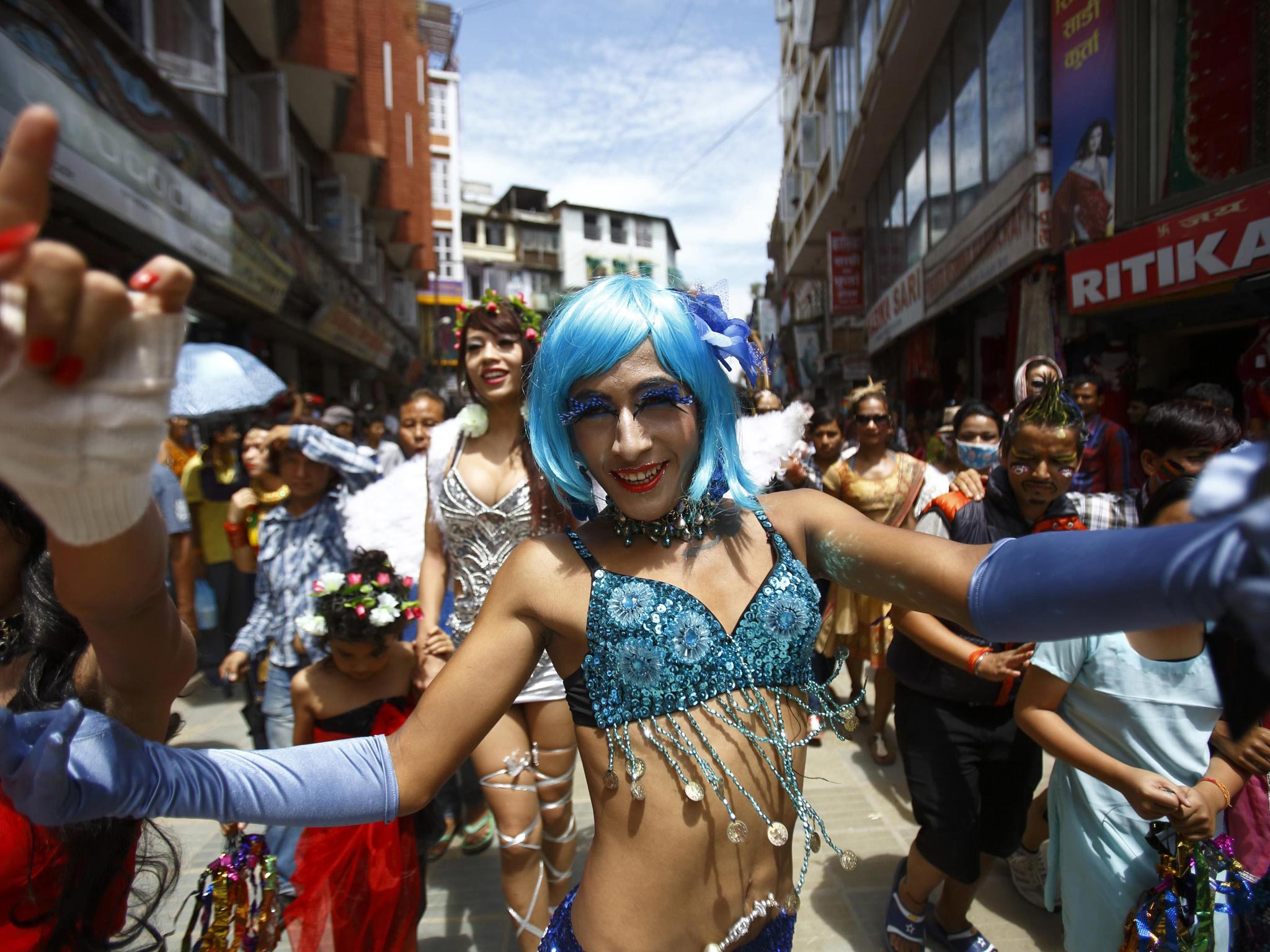 In Pictures Gay Pride March In Nepal The Independent