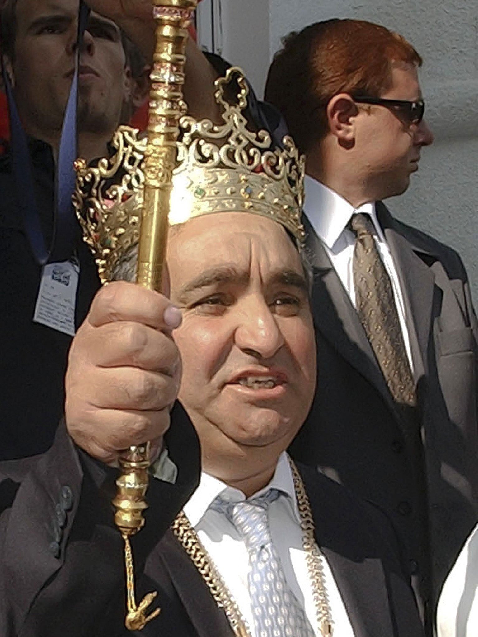 Florin Cioaba proclaimed himself 'King of the Gypsies' shortly after his father's death