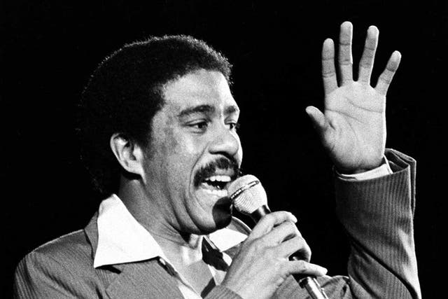 A comedy one off: Richard Pryor performs on stage in 1977