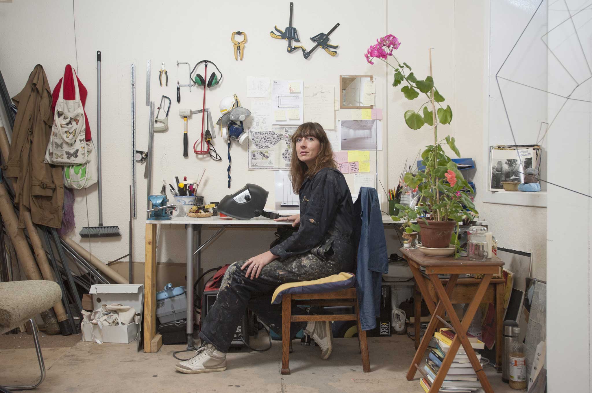 Plant life: Sara Barker in her Glasgow studio