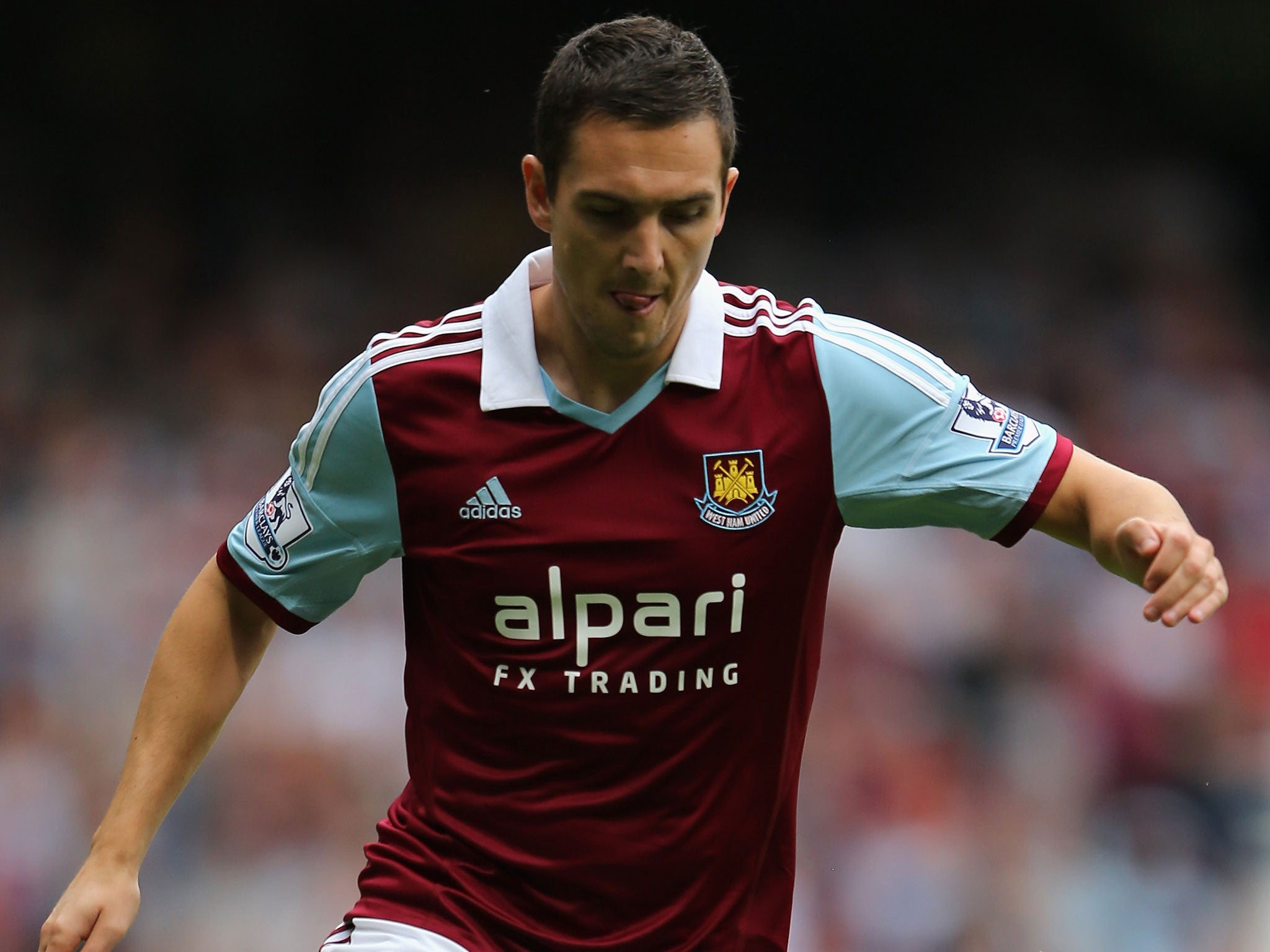Stewart Downing will be in action for West Ham against Newcastle