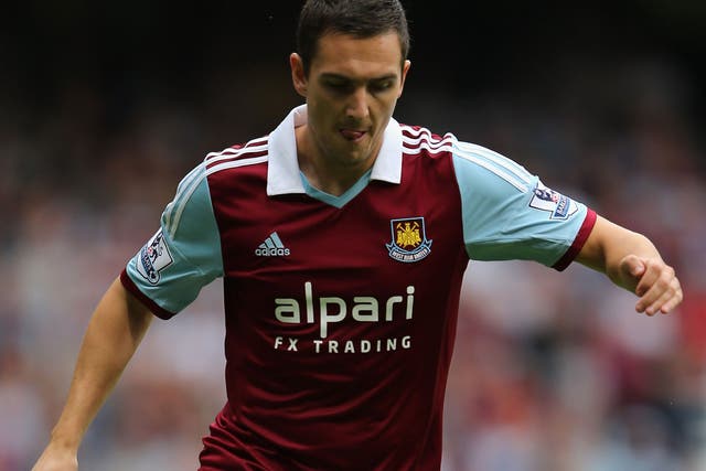 Stewart Downing will be in action for West Ham against Newcastle 