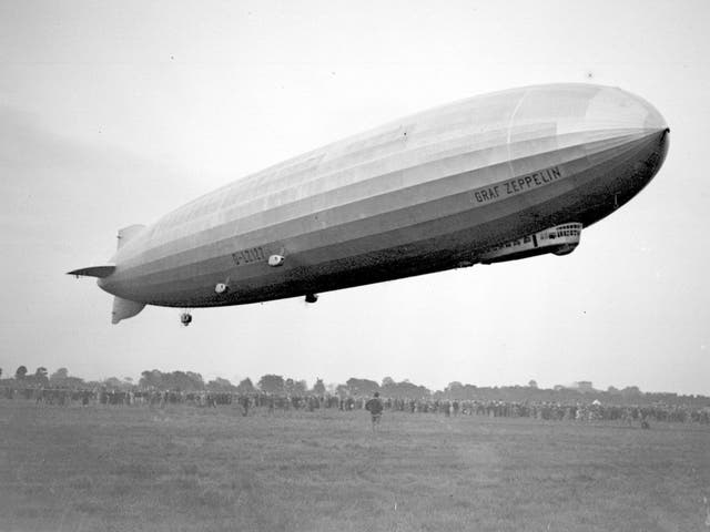 The 'Graf Zeppelin', seen here in 1931, was the most famous of the German military airships