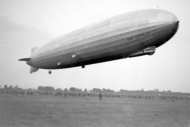 The 'Graf Zeppelin', seen here in 1931, was the most famous of the German military airships