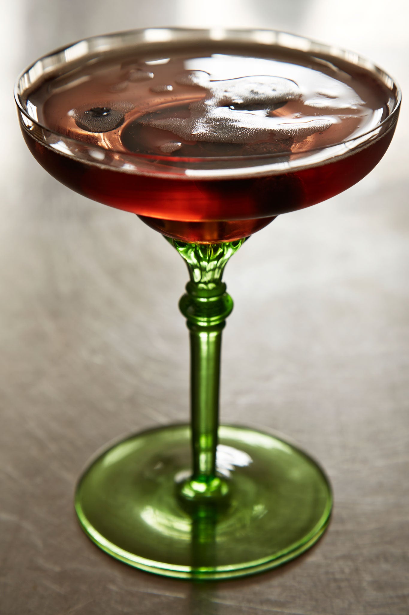 Blueberry fizz is a bit of a take on Mark's house cocktail, the Hix Fix